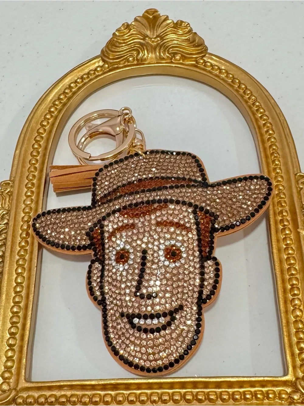 New Crystal Cowboy Woody Keychain